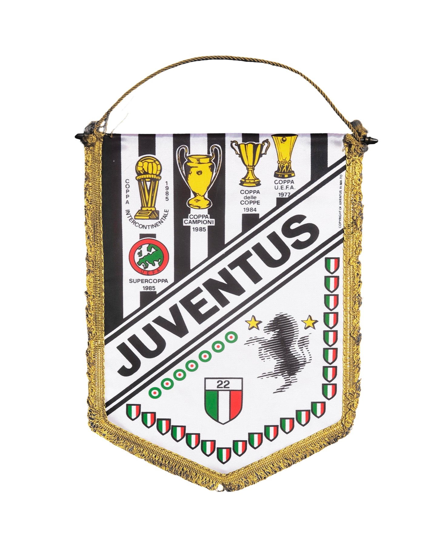 Vintage 70s & 80s Juventus Pennants