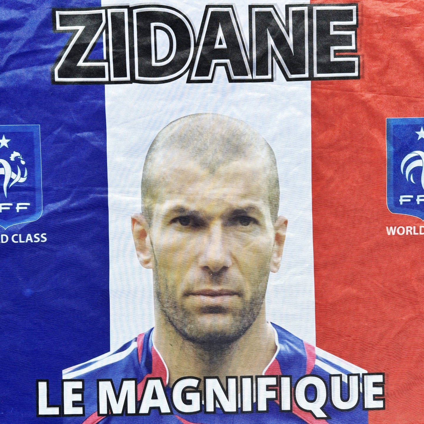 Vintage Zidane World Class 2006 Flag