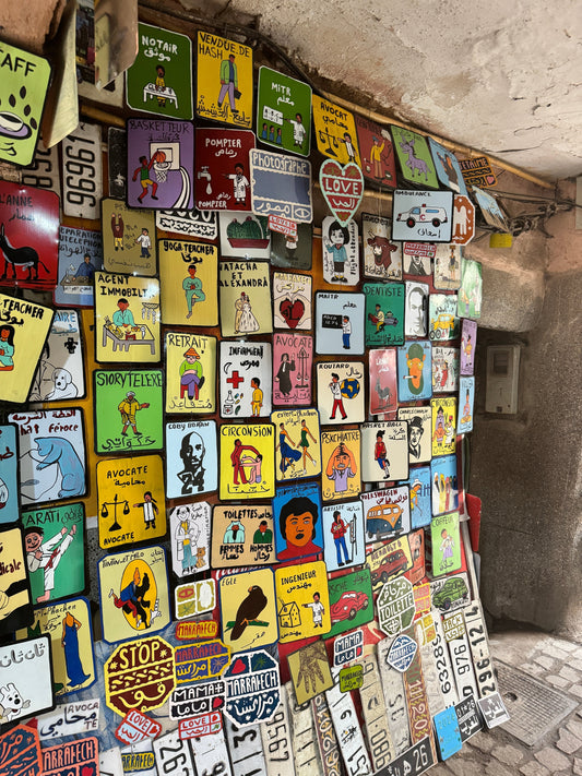 The Famous Tin Signs of Marrakesh