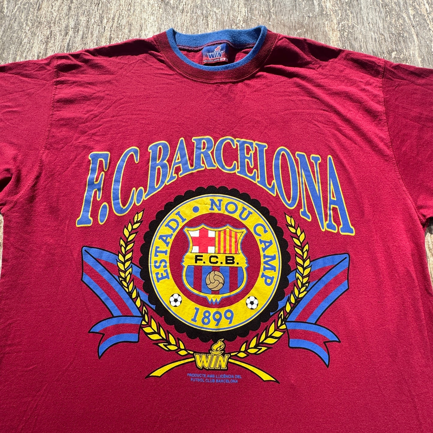 FC Barcelona WIN 90s Fan T-Shirt