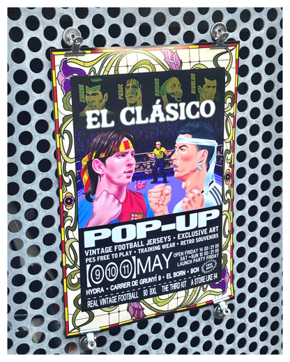 Limited Edition - El Clásico Pop Up Prints by @danxdraws
