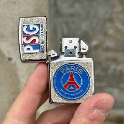 Selection of Vintage Football Zippo Style Lighters