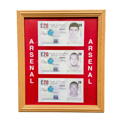 Early 2000s Framed Arsenal Folk Art