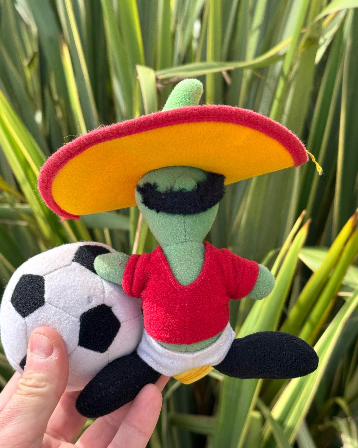 Vintage Mexico 86 Pique Mascot Soft Toy