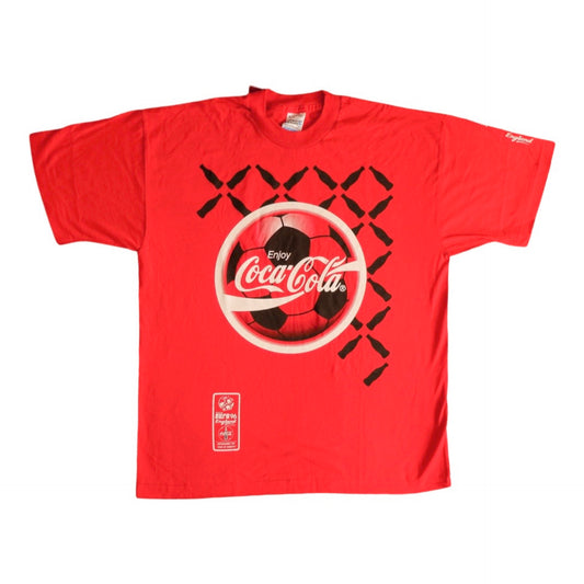 Vintage Coca Cola Euro 96 Football T-Shirt