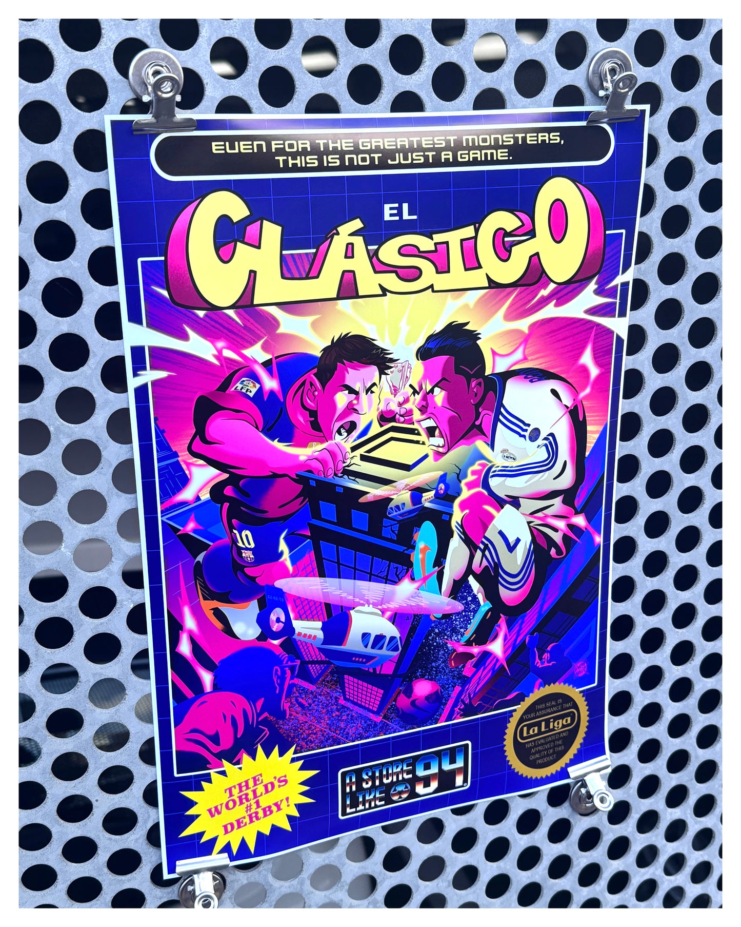 Limited Edition - El Clásico Pop Up Prints by @Charlesdrawin