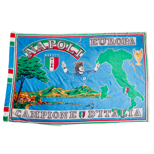 5ft Vintage SSC Napoli 1986–87 Scudetto Winning Flag