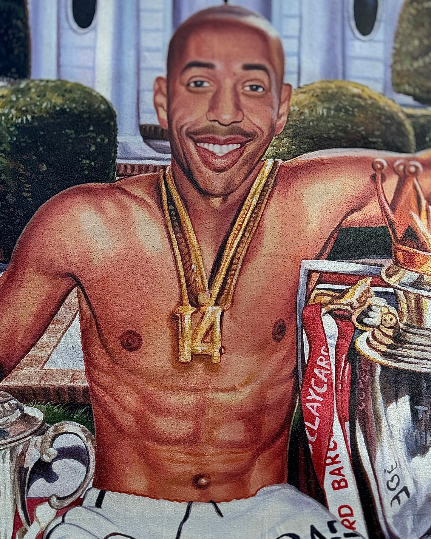 Thierry Henry LEGEND - Deadly Prey Print by C.A. Wisely