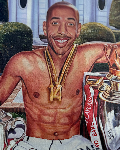 Thierry Henry LEGEND - Deadly Prey Print by C.A. Wisely