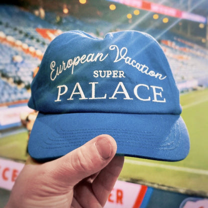 Super Palace - European Vacation - Embroidered Snap Back Cap