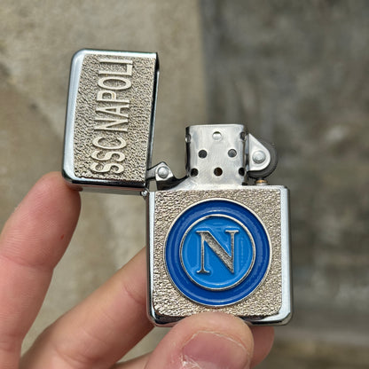 Selection of Vintage Football Zippo Style Lighters