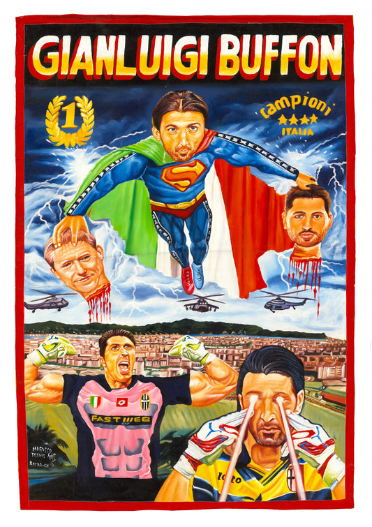 Buffon SUPERMAN - Deadly Prey Print by Magasco