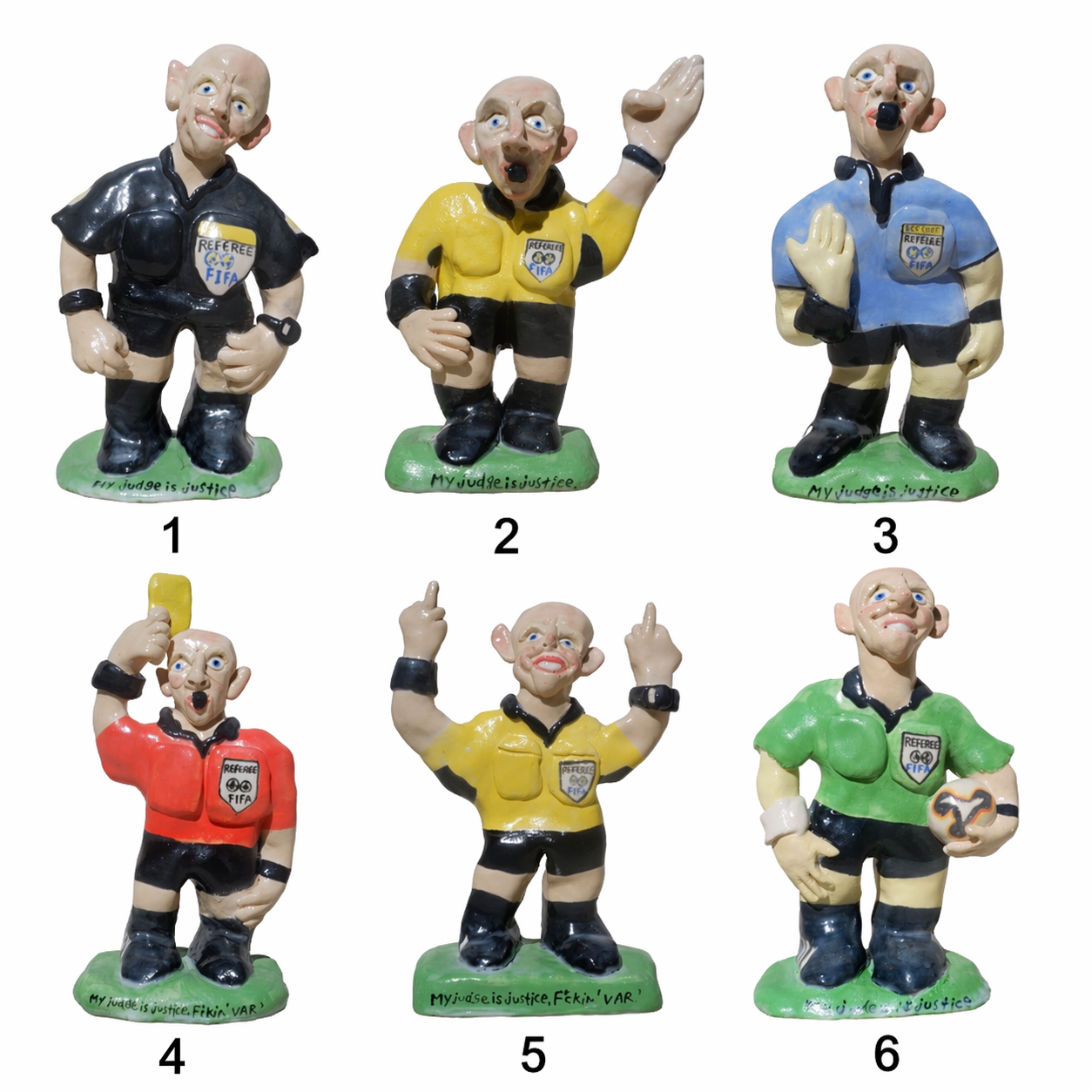 My Judge is Justice (Ceramic Collina) - by FOOT POTT