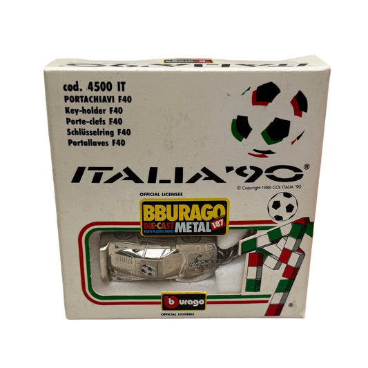 Vintage World Cup Italia 90 Ferrari Metal Keyring