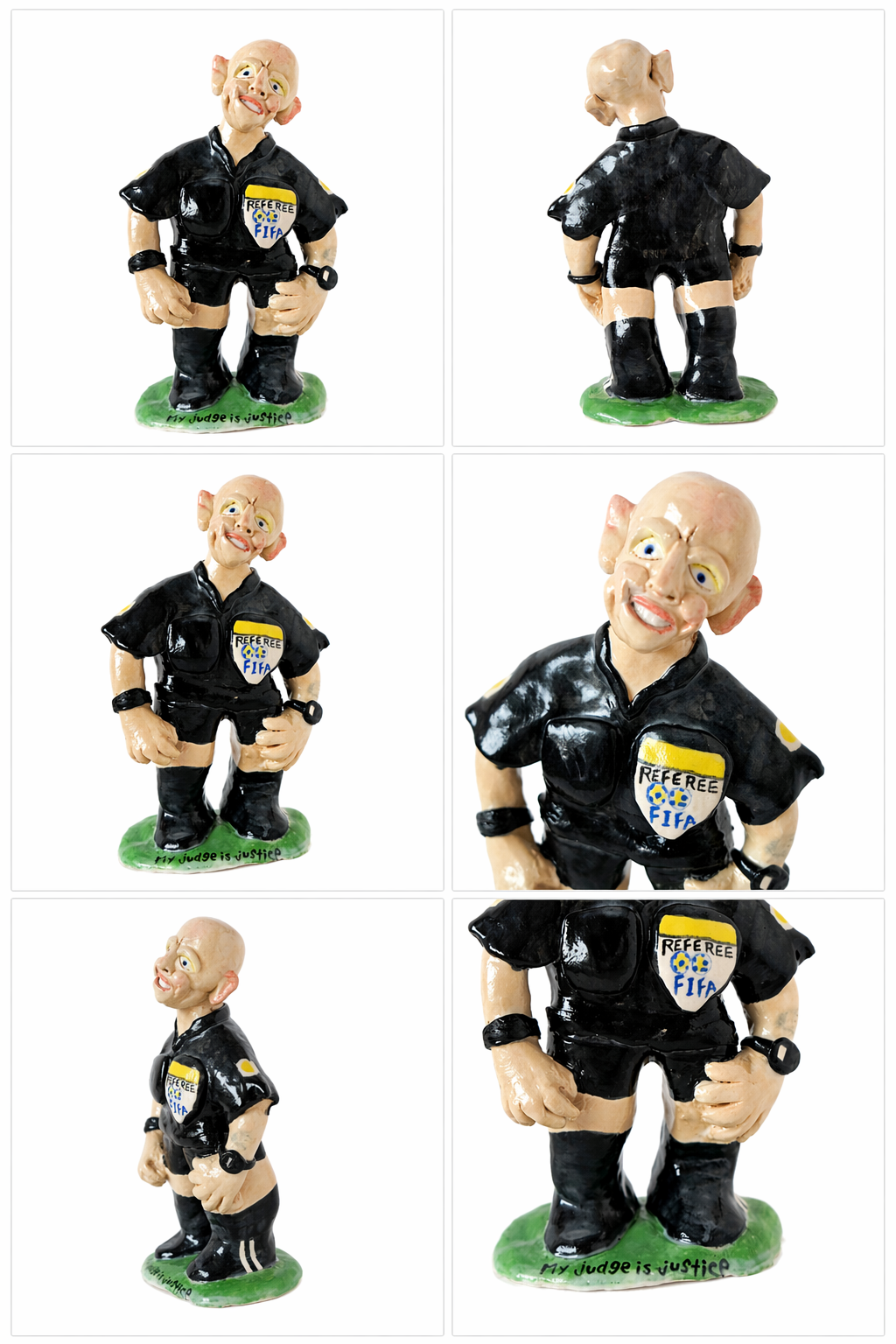 My Judge is Justice (Ceramic Collina) - by FOOT POTT