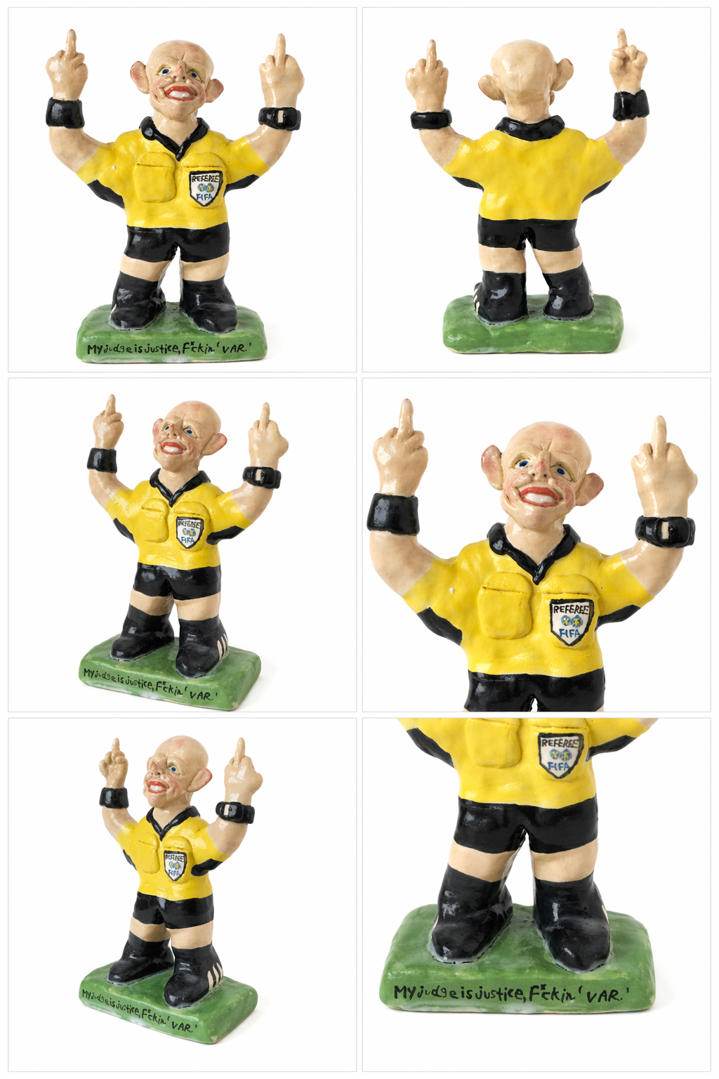 My Judge is Justice (Ceramic Collina) - by FOOT POTT