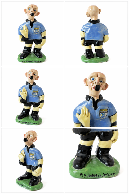 My Judge is Justice (Ceramic Collina) - by FOOT POTT