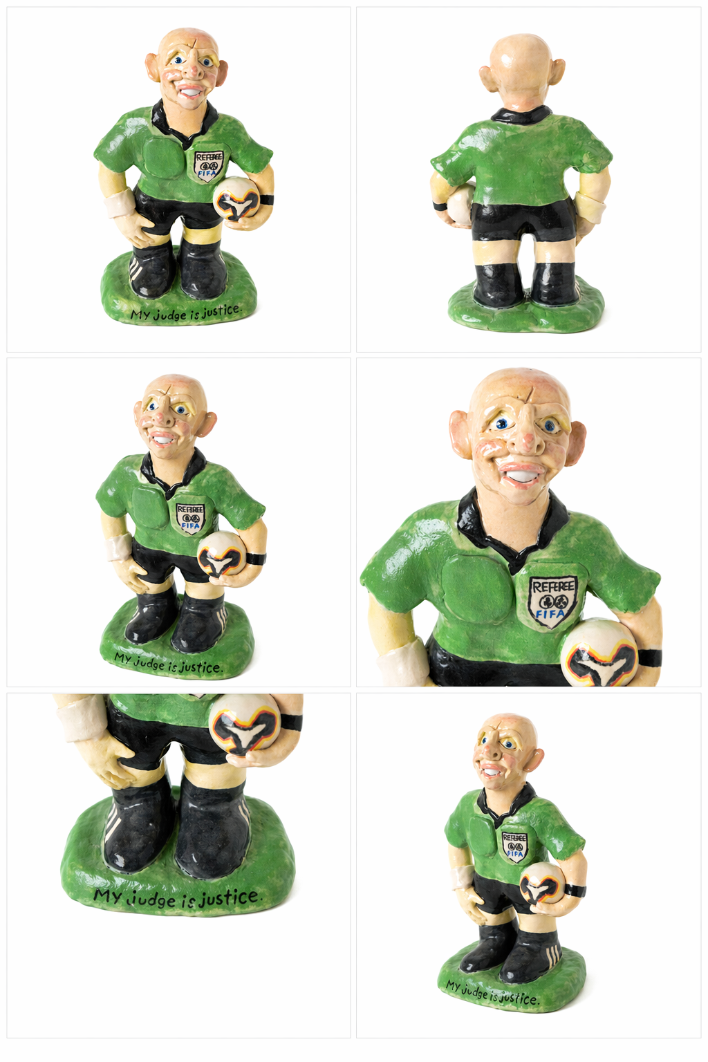 My Judge is Justice (Ceramic Collina) - by FOOT POTT