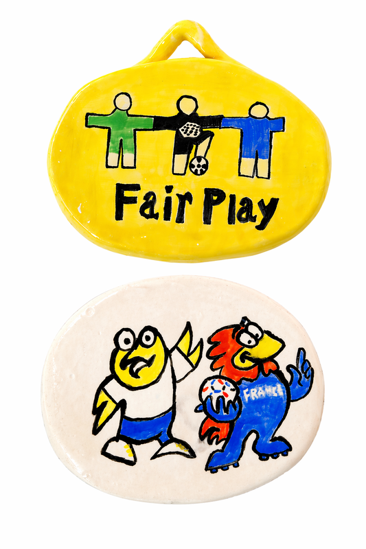 Ceramic Logo Medals by FOOT POTT