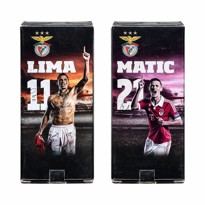 Pair of Dead Stock Benfica Glasses - Lima & Matic 2011