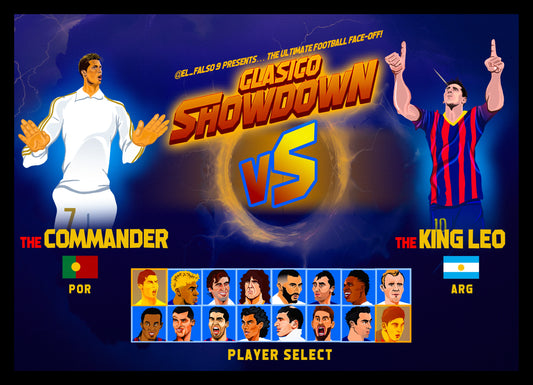 Limited Edition - El Clásico Pop Up Prints by @El_Falso9