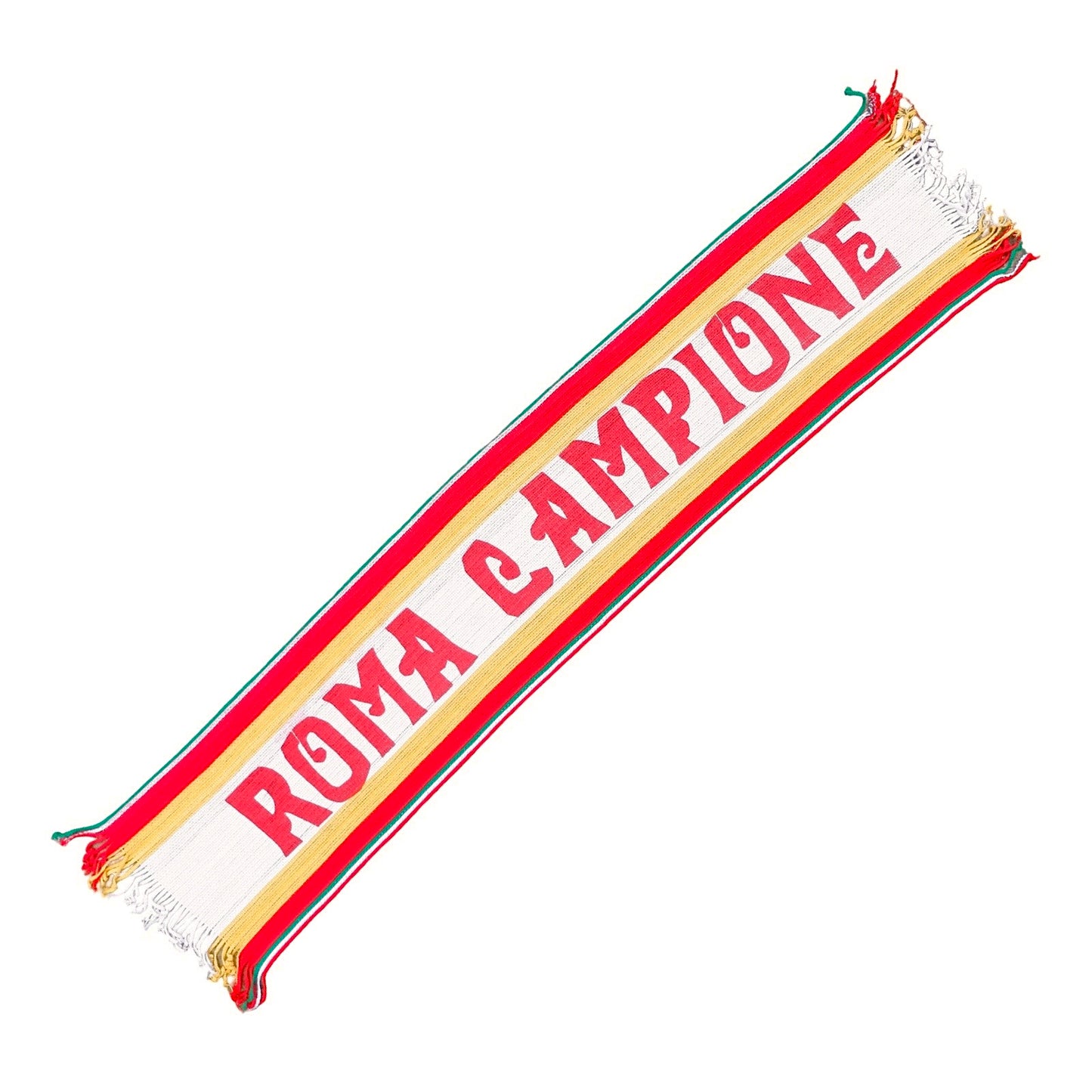 Vintage 80s Woven Roma Football Scarf