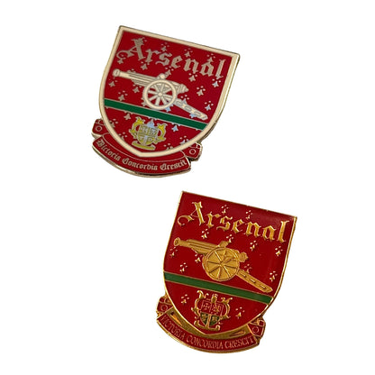 Two x Large 90s Arsenal Pin Badges