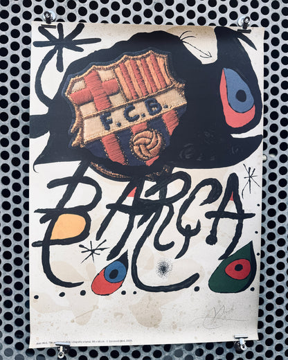 Super Rare Joan Miró Barcelona Poster (Official Reproduction)