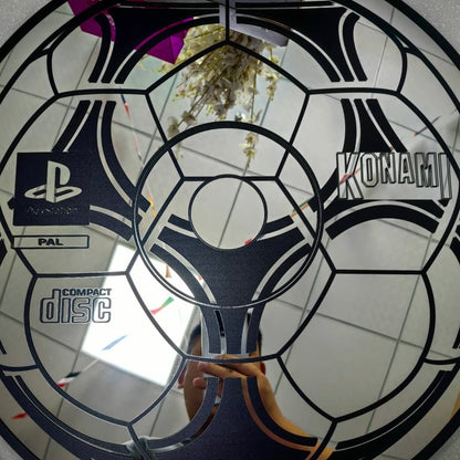 KONAMI 98 Playstation CD Rom Wall Mirror by astorelike94