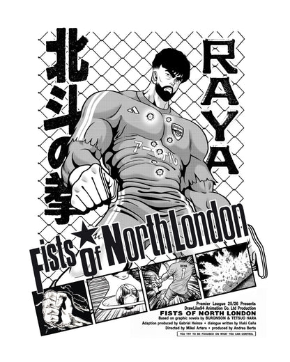 Fists Of North London - Manga Short Sleeve T