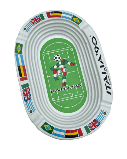 Vintage Official Italia 1990 Football Ashtray