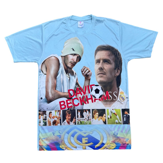 David Beckham Football Montage Fan Shirt