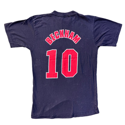 David Beckham Man U Bootleg Vintage Football T-Shirt