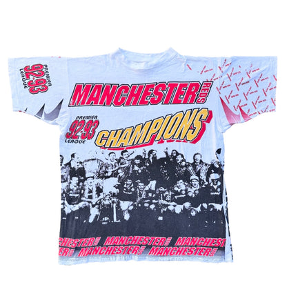 Manchester United Bootleg AOP Vintage 92/93 Football T-Shirt