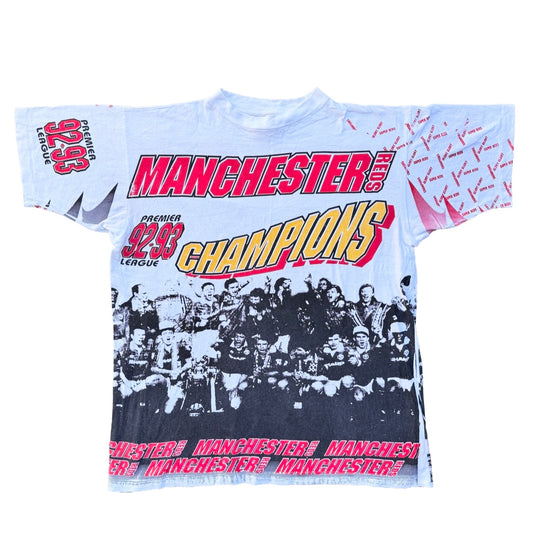 Manchester United Bootleg AOP Vintage 92/93 Football T-Shirt