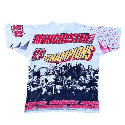 Manchester United Bootleg AOP Vintage 92/93 Football T-Shirt