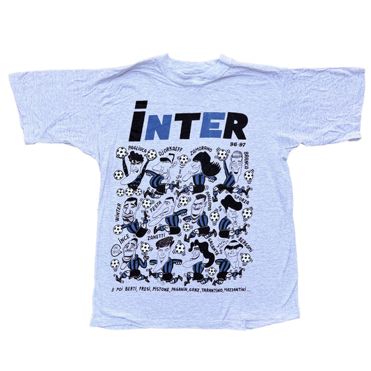 Old School Inter Milan Caricature T-Shirt