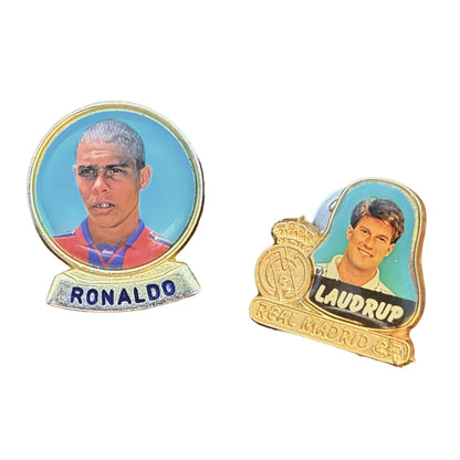Vintage R9 & Laudrup Pin Badges