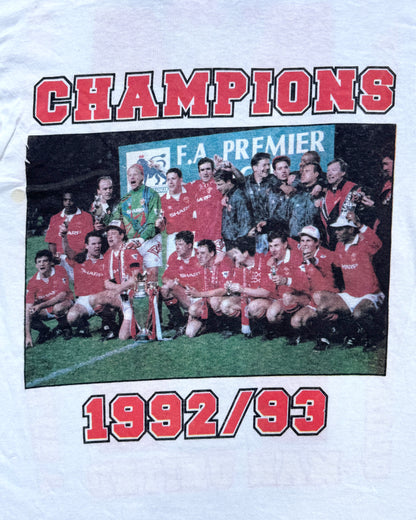 Man United 92/93 Champions Stitch T-Shirt