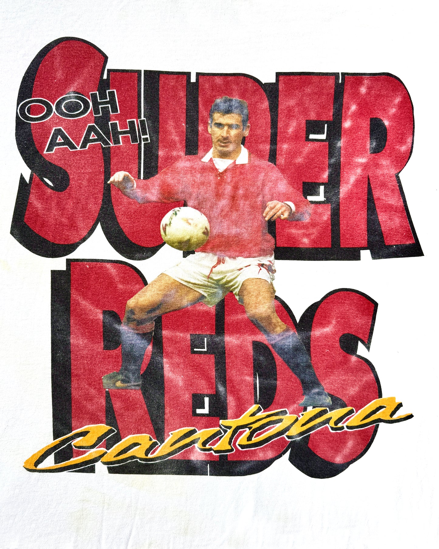 Eric Cantona Man United Super Reds 90s T-Shirt
