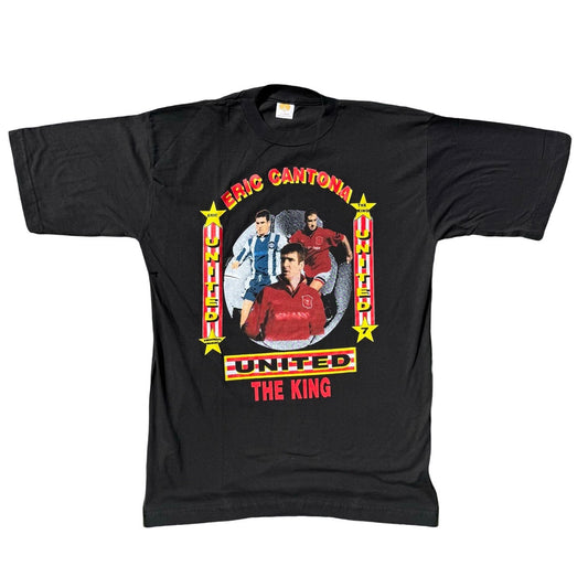 Man United Eric Cantona United The King Vintage T-Shirt