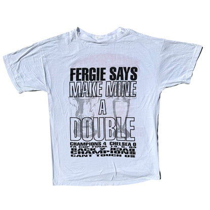 Man United 1994 Fergie Says Make Mine a Double T-Shirt