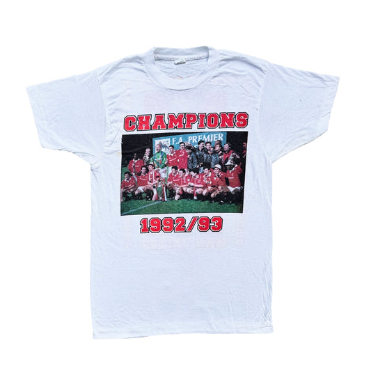 Man United 92/93 Champions Stitch T-Shirt