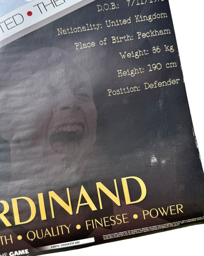 Vintage 2000s Rio Ferdinand Poster