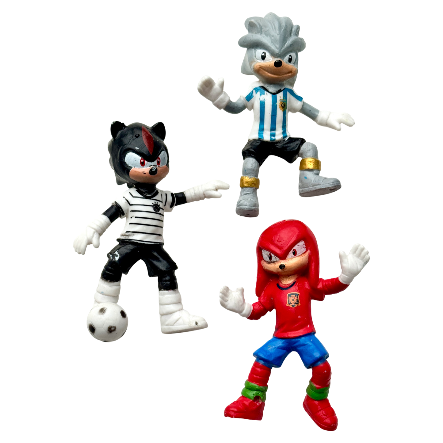 Bootleg Sonic World Cup Mascot Figures