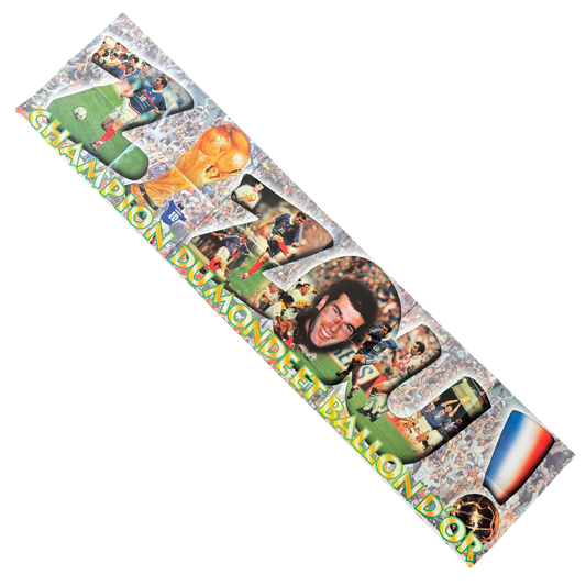 6Ft Vintage Zidane Fold Out Poster