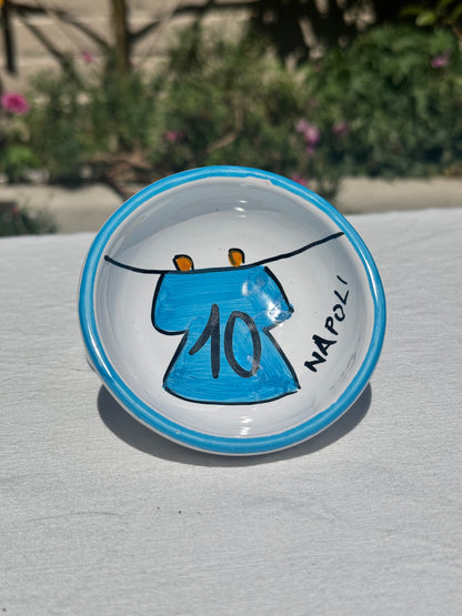 Hand Painted Ceramic Napoli 10 Diego Ash Tray's