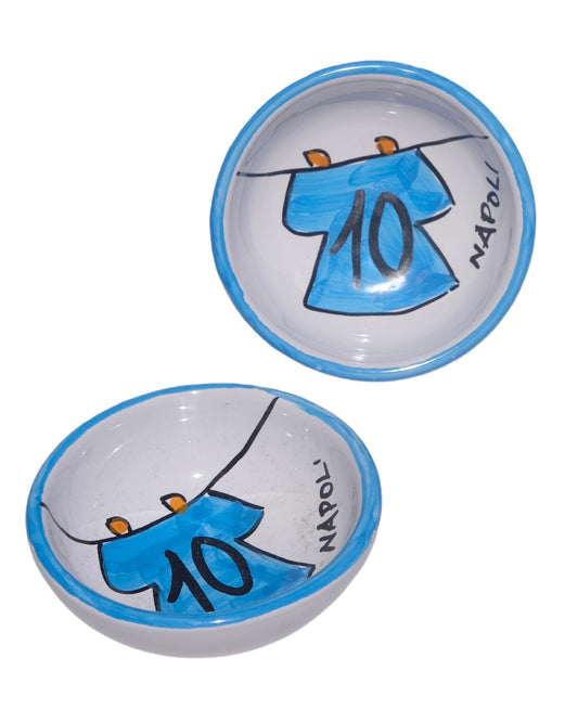 Hand Painted Ceramic Napoli 10 Diego Ash Tray's