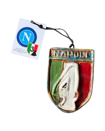Hand made Napoli 4th Scudetto Win Ceramic Wall Hanging