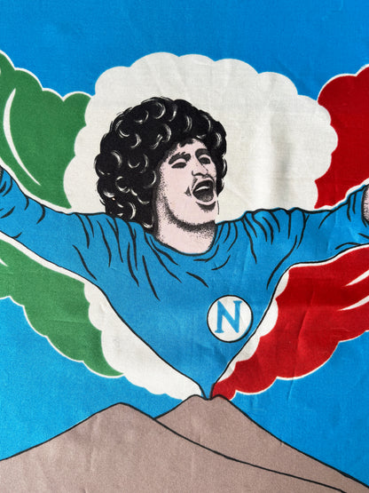 Vintage Napoli / Maradona 80s Scudetto Flag